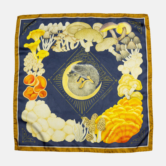 The Douglas Squirrel Silk Twill Scarf