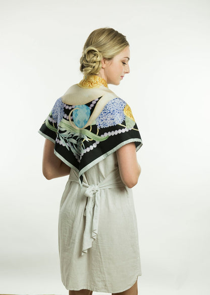 Dwarf Boa Silk Scarf 90cm